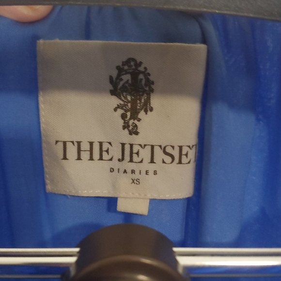 ✨The Jetset Diaries Blue Boho Embroidered Mini Dress - Size XS✨ - Picture 6 of 9